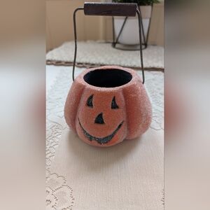 Vintage Style Jack-o'-lantern Candle Holder